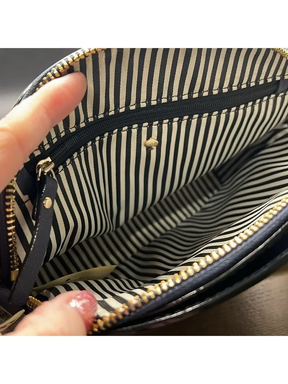 🎉HOST PICK!!🎉 Kate Spade Dome Top RARE Blue w/Dust Bag